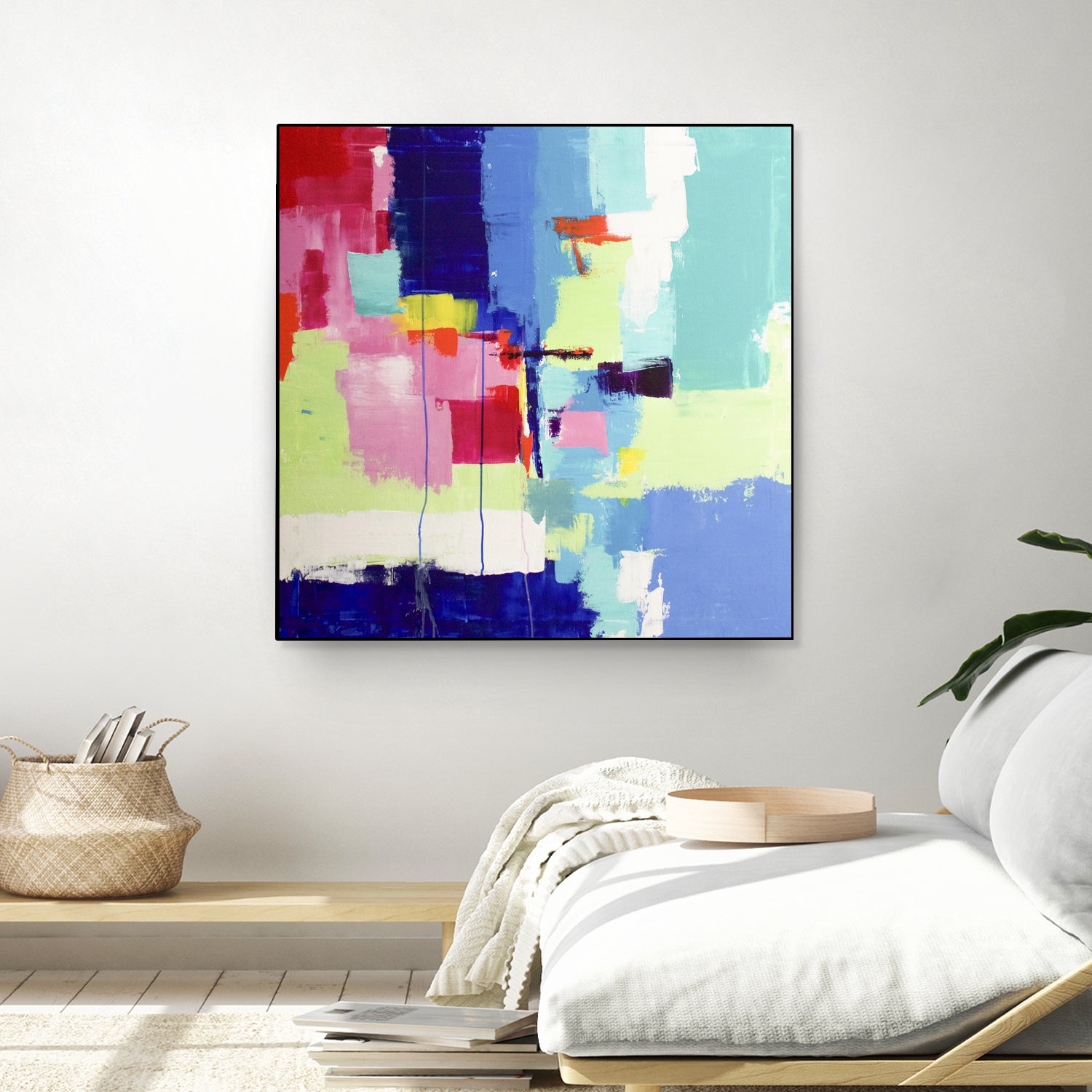 The Colors Life II by Fran Rosado on GIANT ART - white mixed media