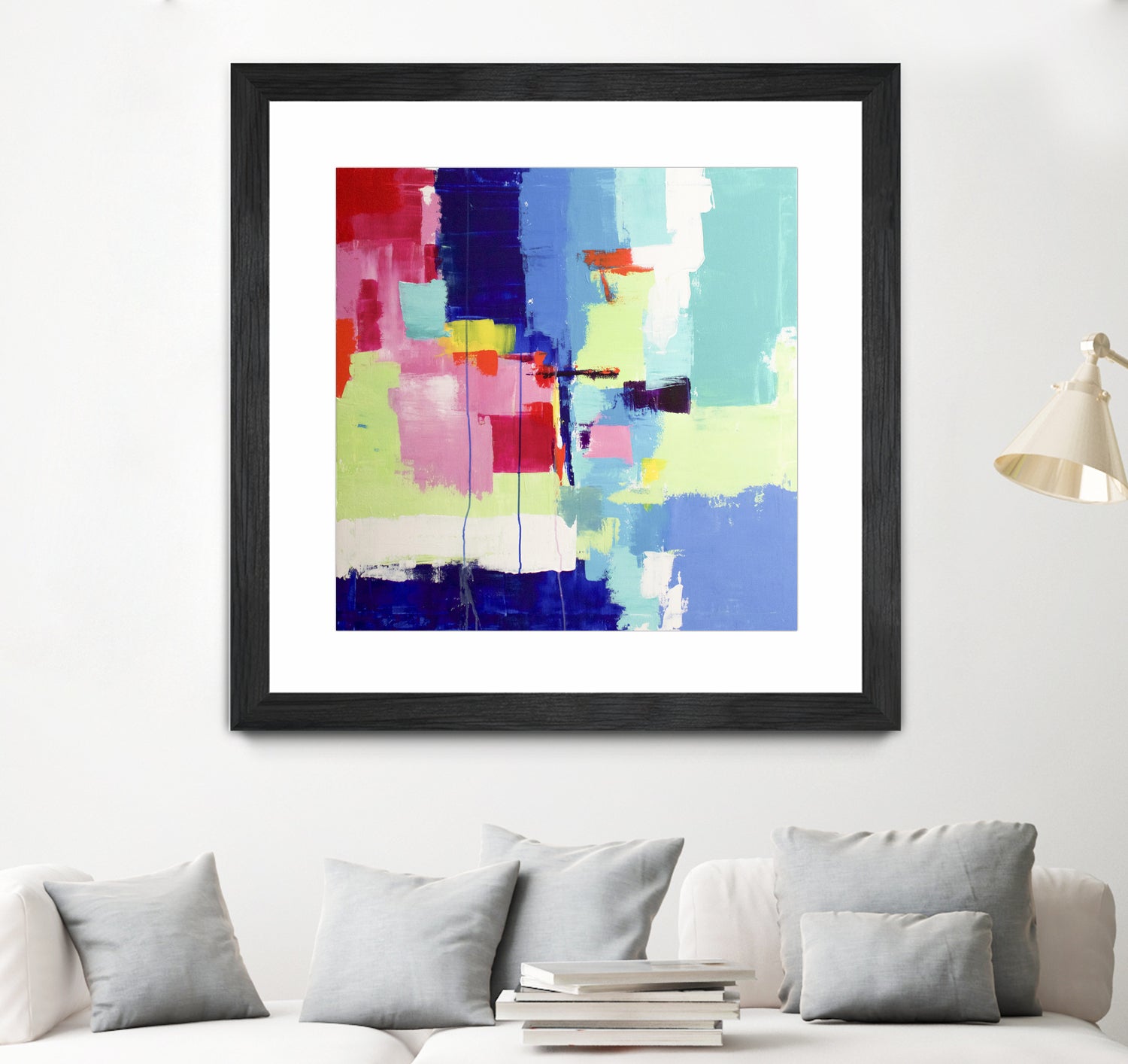 The Colors Life II by Fran Rosado on GIANT ART - white mixed media