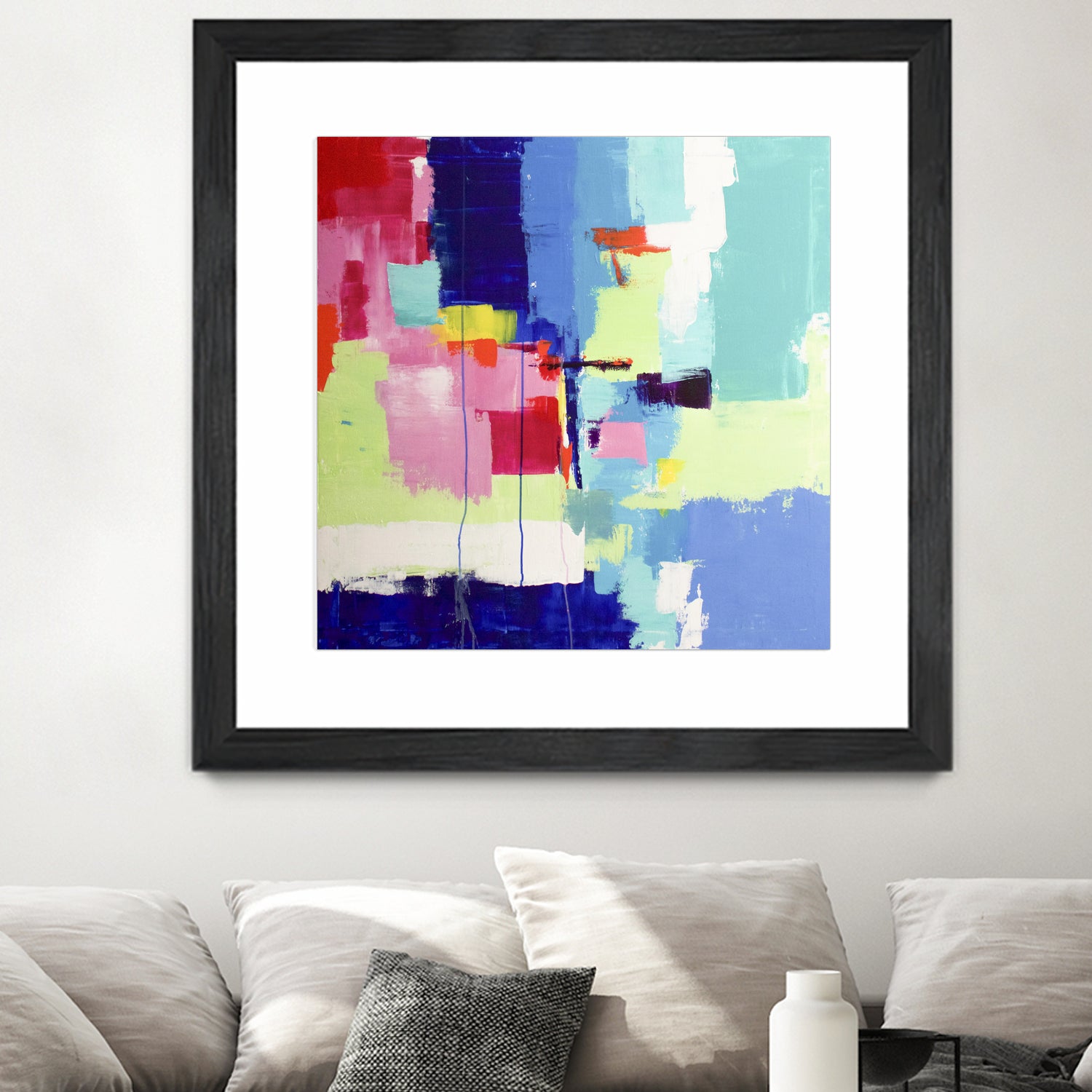 The Colors Life II by Fran Rosado on GIANT ART - white mixed media