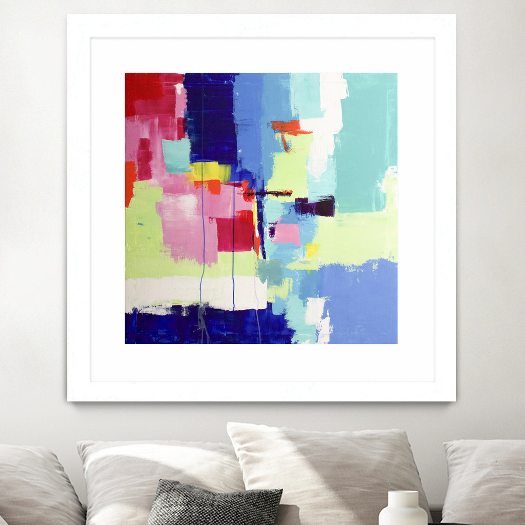 The Colors Life II by Fran Rosado on GIANT ART - white mixed media