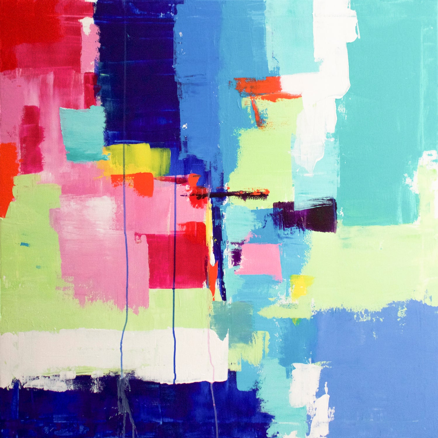 The Colors Life II by Fran Rosado on GIANT ART - white mixed media