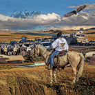 Dakota Access Pipeline Water Protector by Gregory Dampier on GIANT ART - brown digital painting