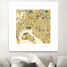 San Diego Map by Jazzberry Blue on GIANT ART - orange vector illustration