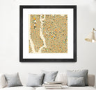 New York by Jazzberry Blue on GIANT ART - orange vector illustration