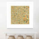 Los Angeles by Jazzberry Blue on GIANT ART - orange vector illustration