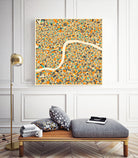 London by Jazzberry Blue on GIANT ART - orange vector illustration