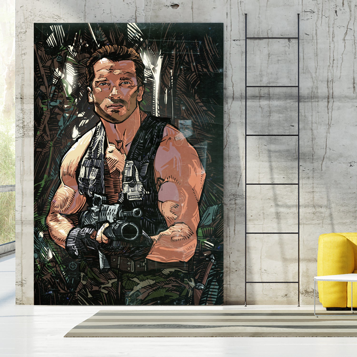 Arnold Schwarzenegger - Reproduction d'art par Nikita Abakumov