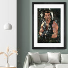 Arnold Schwarzenegger by Nikita Abakumov on GIANT ART - green digital painting