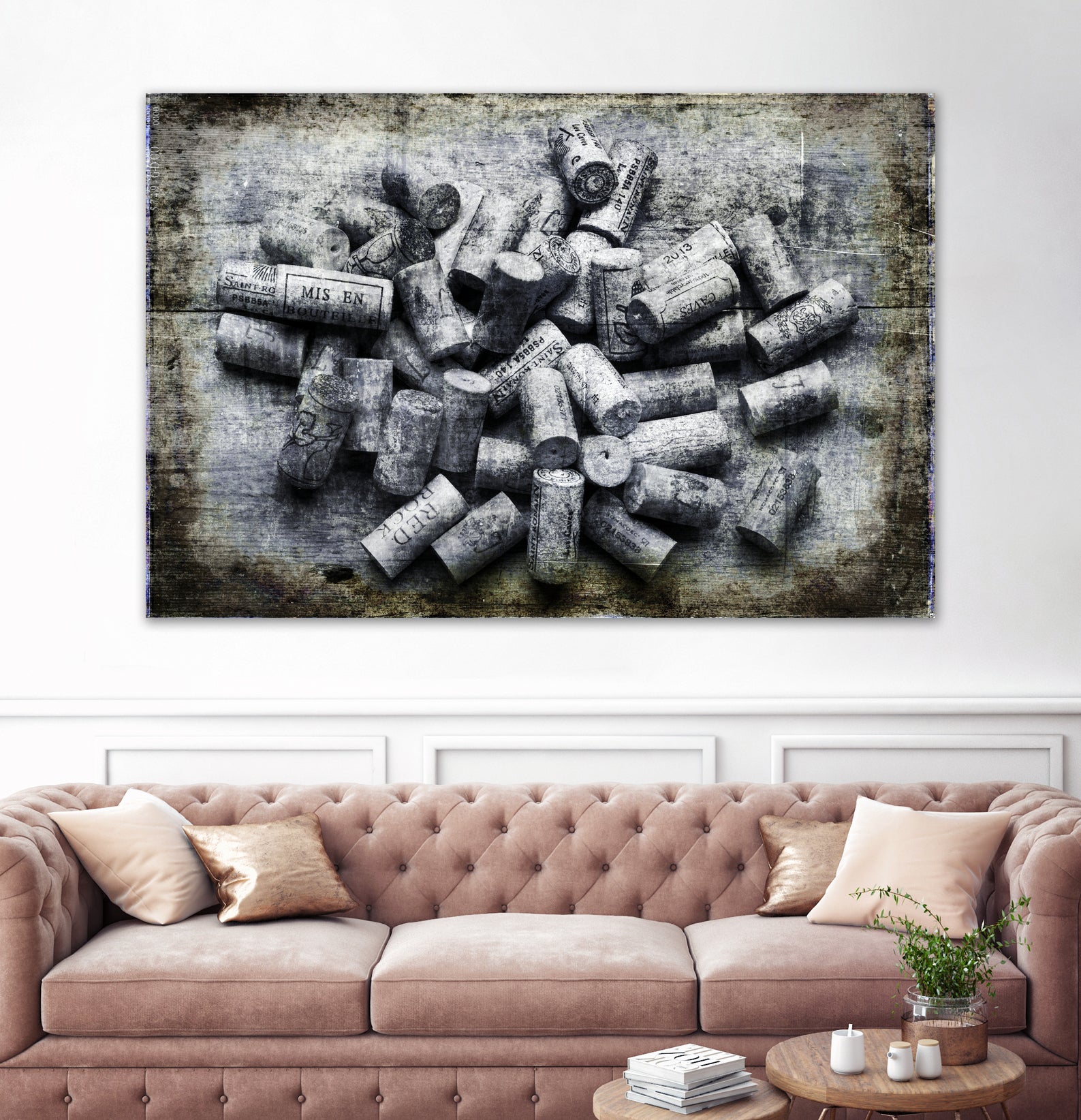 Wine Corks by David Hare on GIANT ART - gray photo illustration