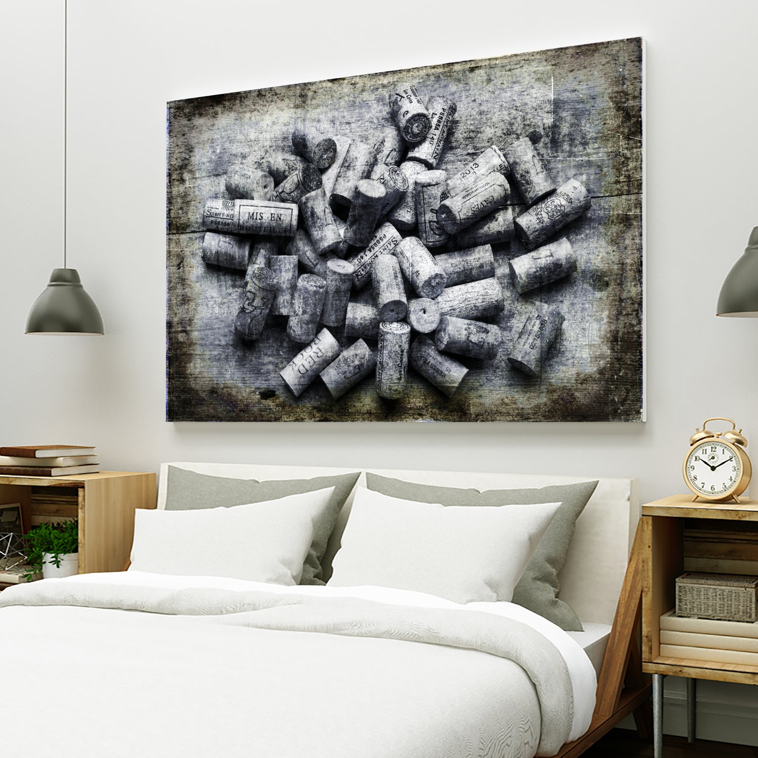 Wine Corks by David Hare on GIANT ART - gray photo illustration