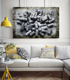 Wine Corks by David Hare on GIANT ART - gray photo illustration