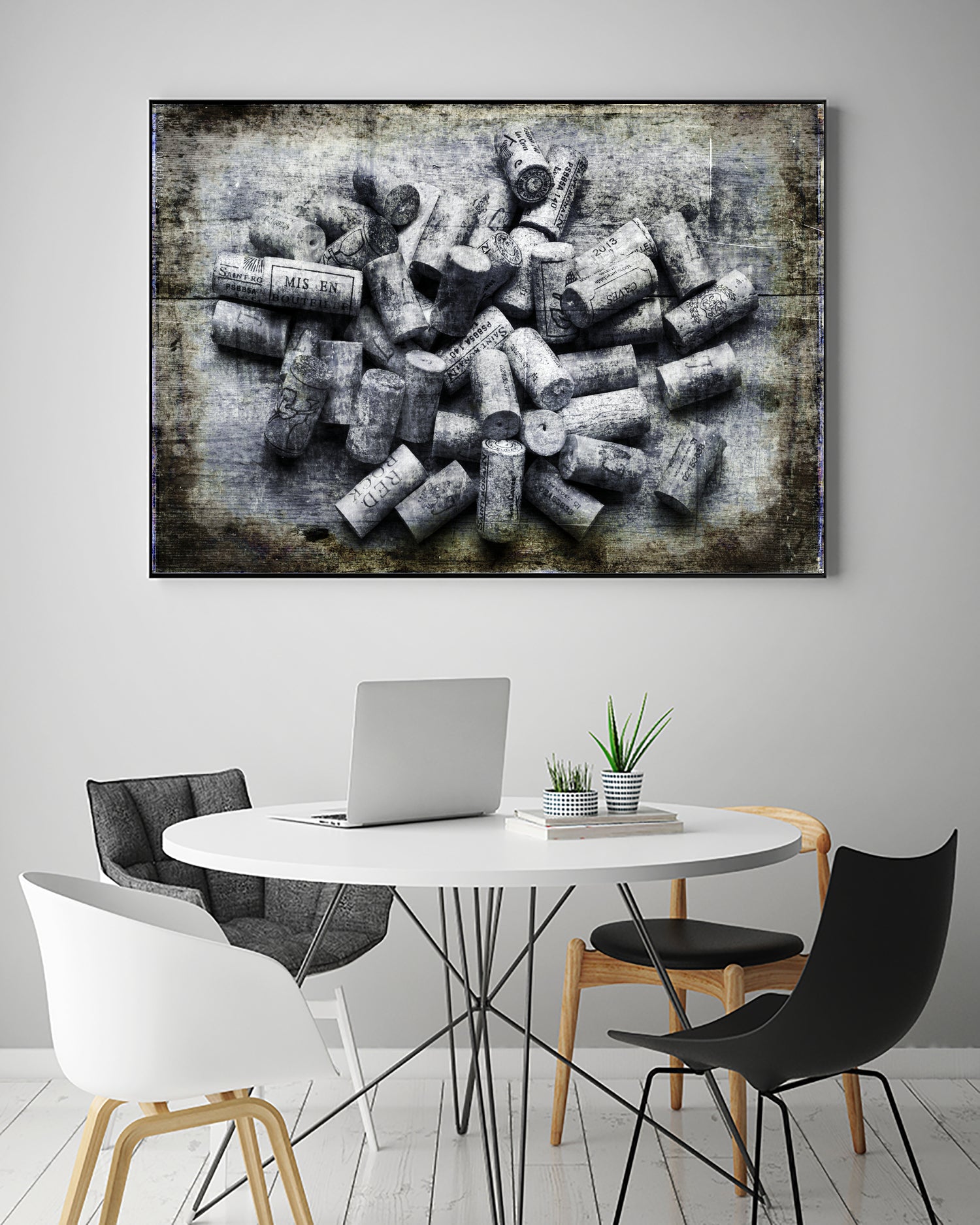 Wine Corks by David Hare on GIANT ART - gray photo illustration