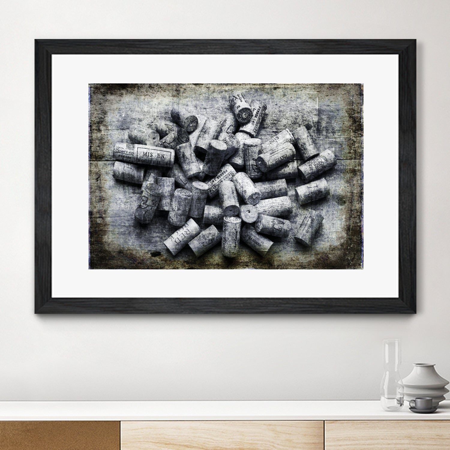 Wine Corks by David Hare on GIANT ART - gray photo illustration