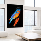 Lord Birdy by Robert Farkas on GIANT ART - blue digital painting