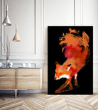 Vulpes Vulpes by Robert Farkas on GIANT ART - red digital painting