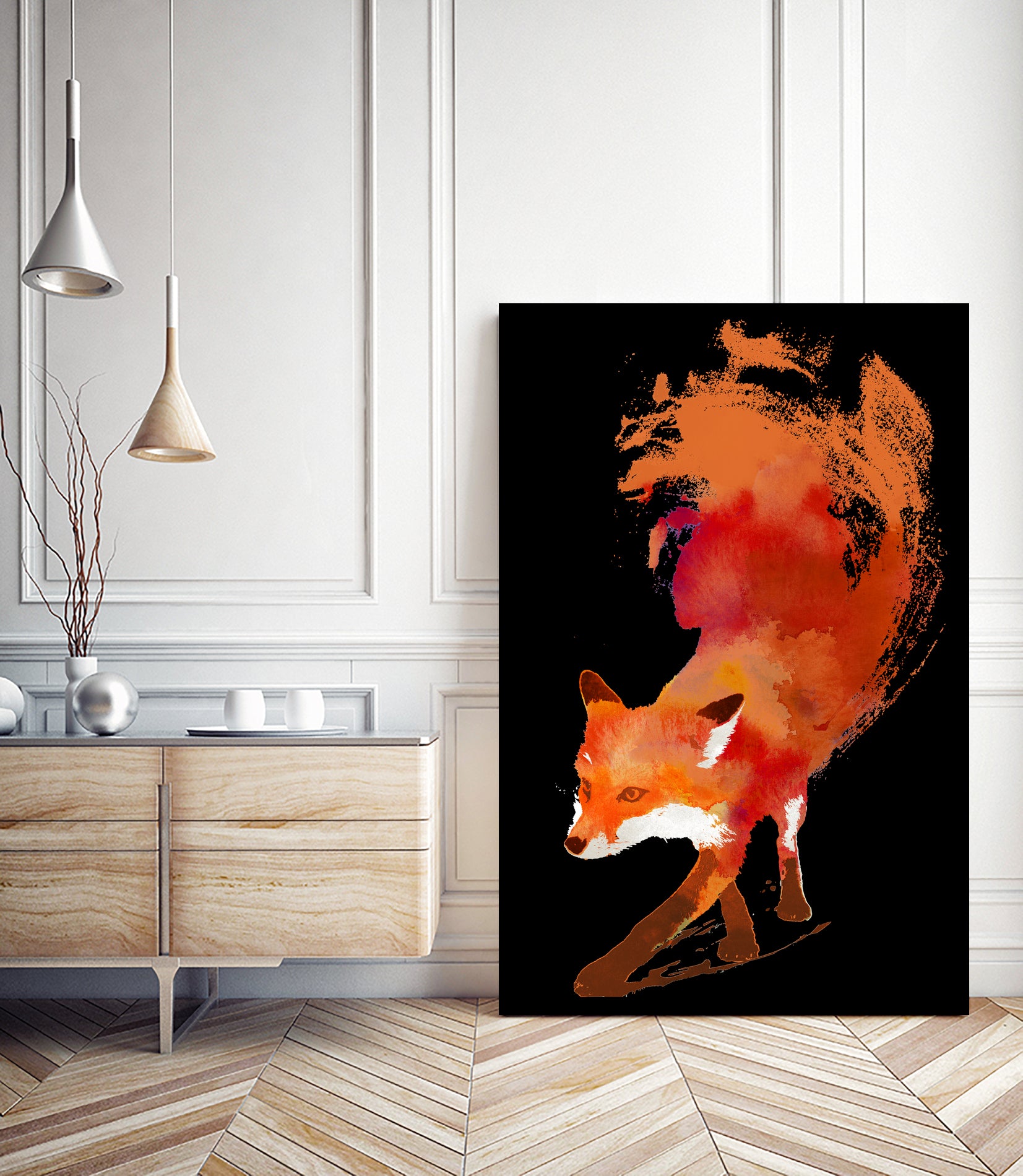 Vulpes Vulpes by Robert Farkas on GIANT ART - red digital painting