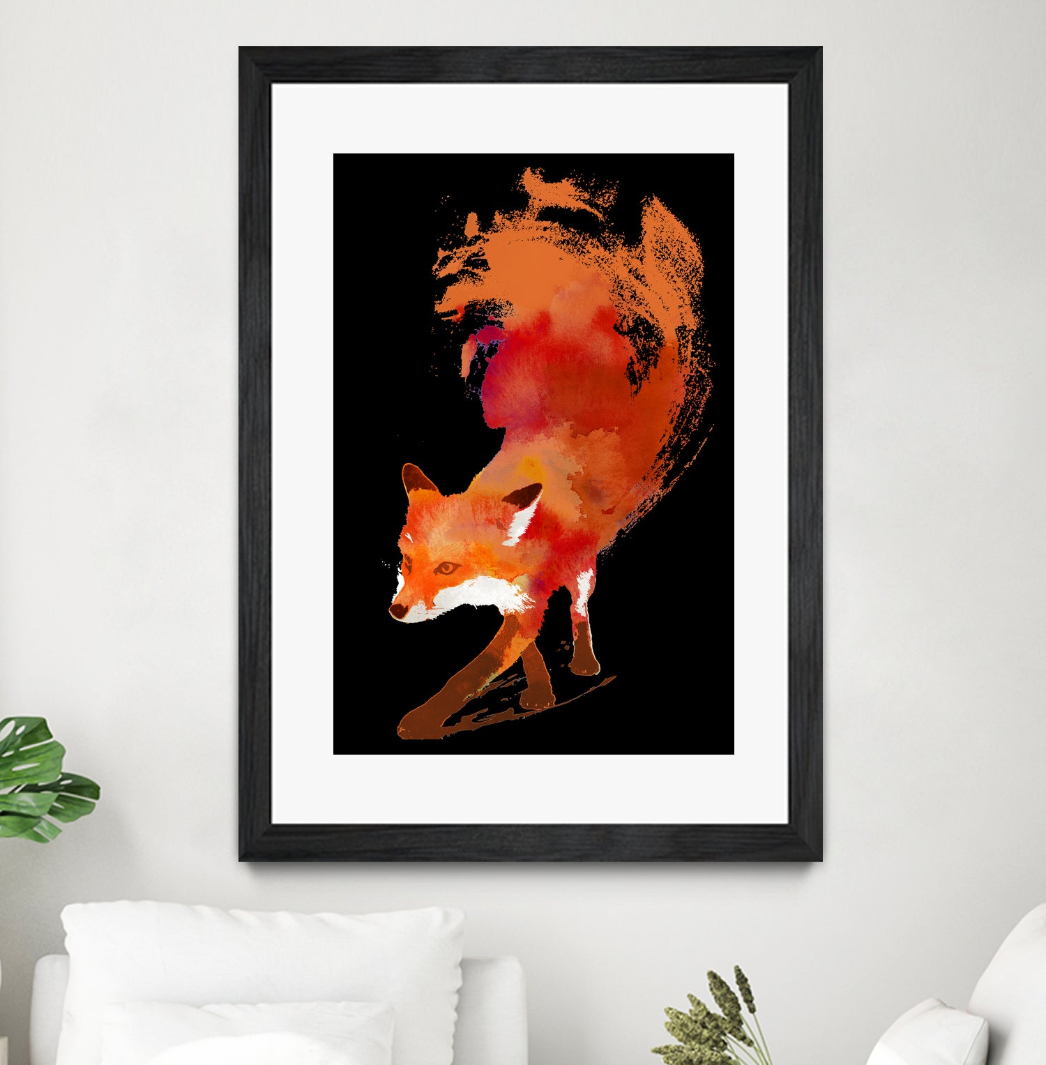 Vulpes Vulpes by Robert Farkas on GIANT ART - red digital painting