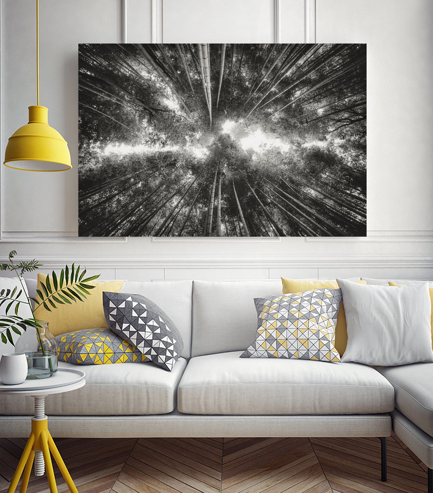 Bamboo Forest (black and white) by Pascal Deckarm on GIANT ART - black photo manipulation