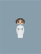 Leia by Kenzie Brown on GIANT ART - blue character design