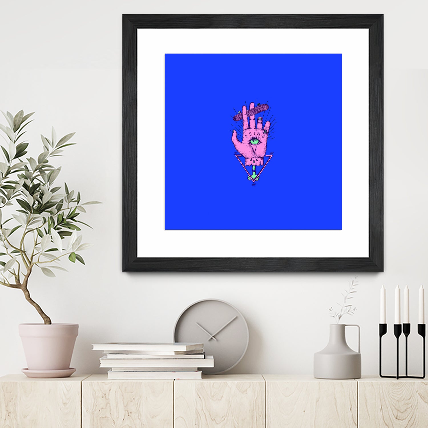 The god of skate by Robert Farkas on GIANT ART - pink digital drawing