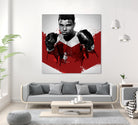 Muhammad Ali by Nikita Abakumov on GIANT ART - red digital painting