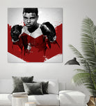 Muhammad Ali by Nikita Abakumov on GIANT ART - red digital painting