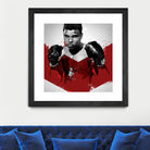 Muhammad Ali by Nikita Abakumov on GIANT ART - red digital painting