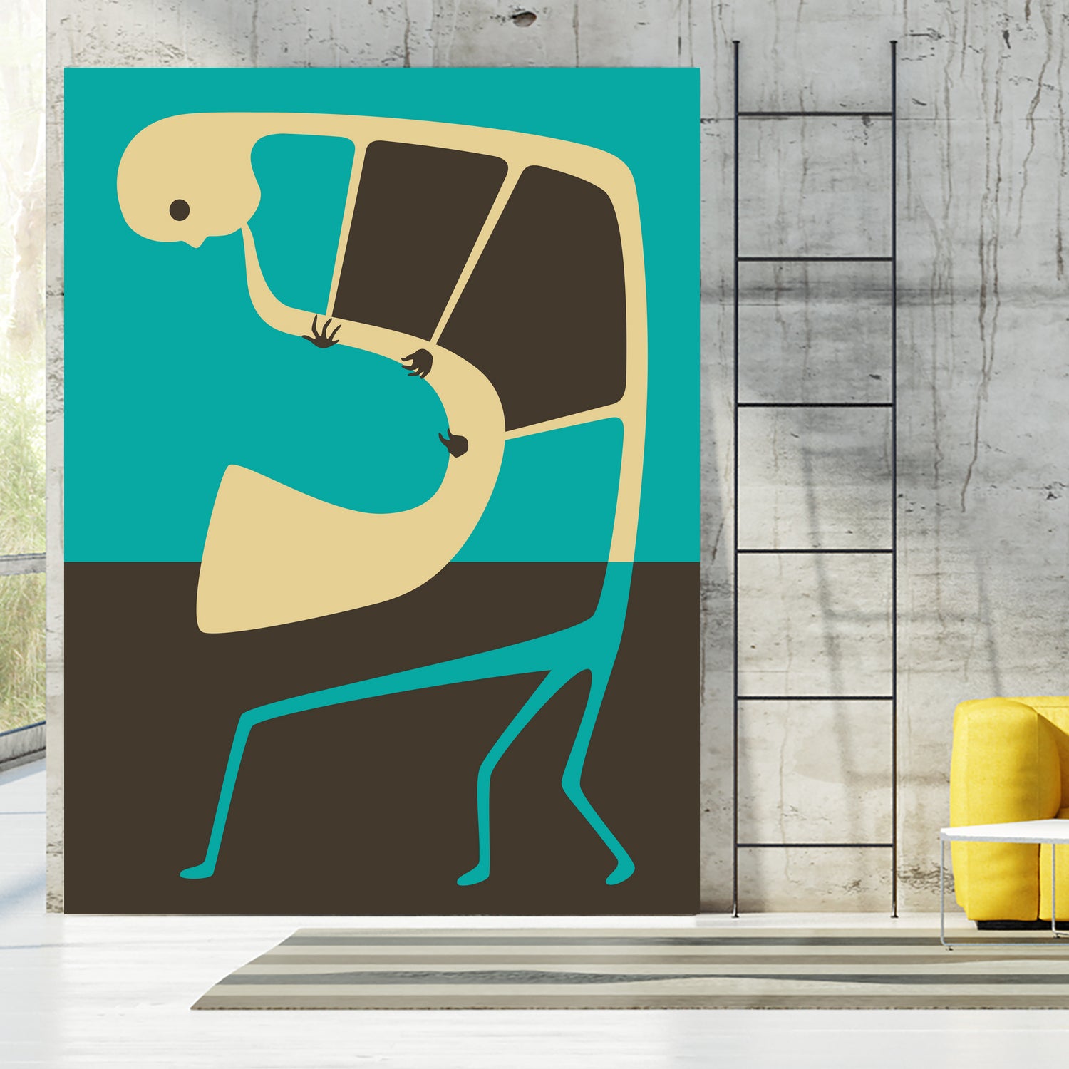 The Blues' Sax by Jazzberry Blue on GIANT ART - blue vector illustration