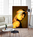 Tupac Shakur by Dan Avenell on GIANT ART - yellow digital painting