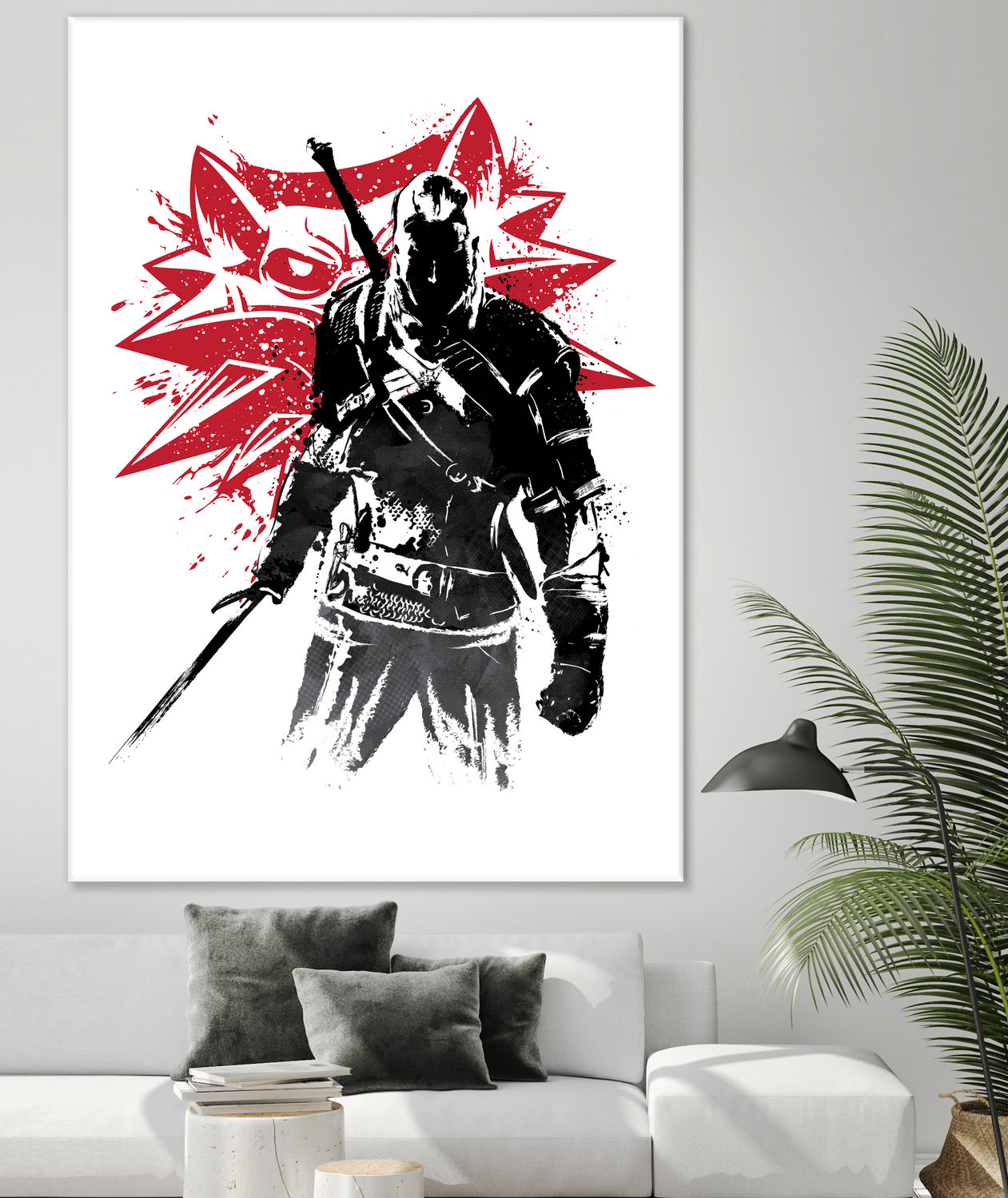 The Witcher sumi-e by Antonio Camarena on GIANT ART - white digital painting