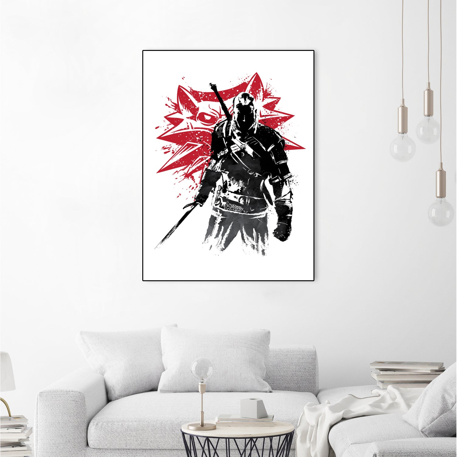 The Witcher sumi-e by Antonio Camarena on GIANT ART - white digital painting