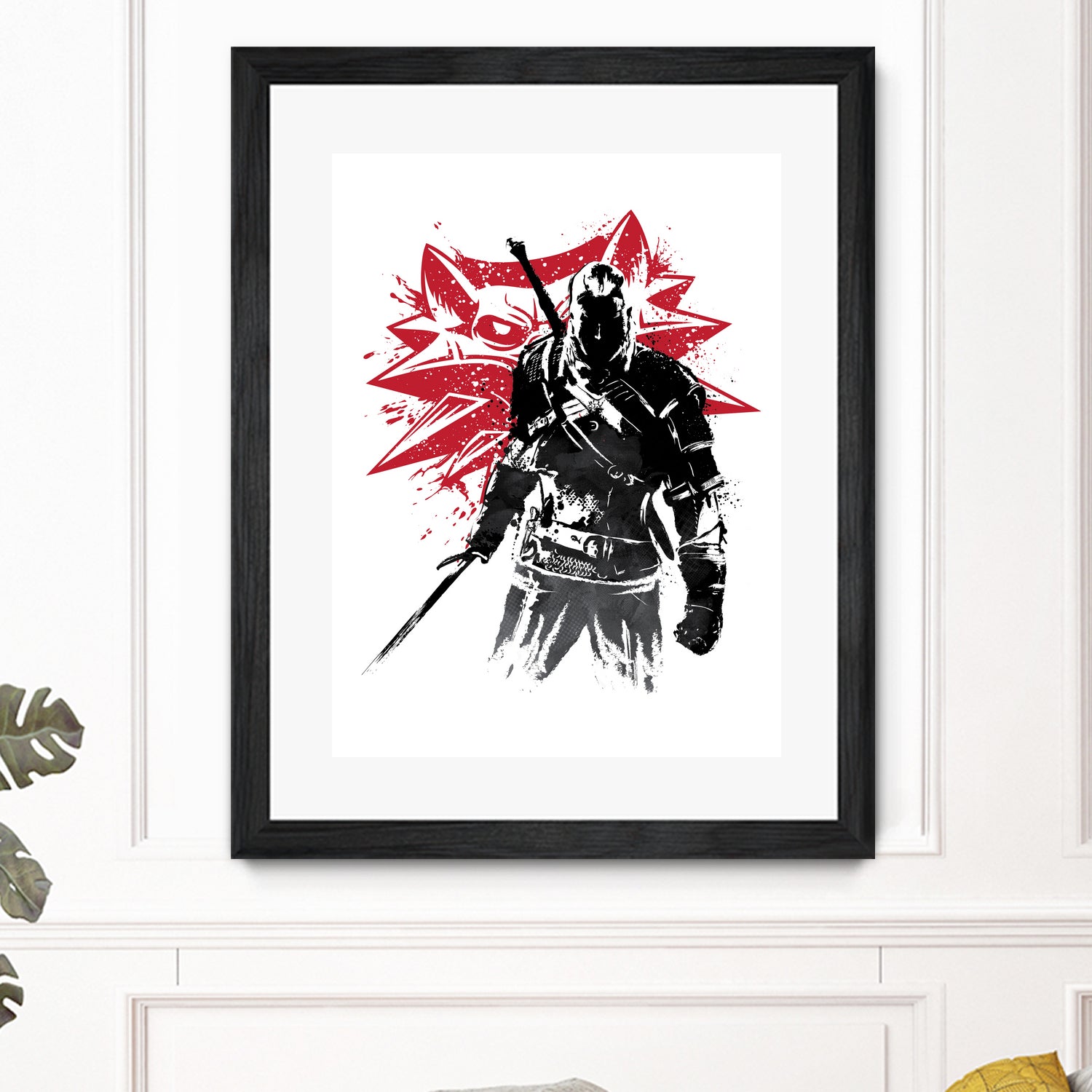 The Witcher sumi-e by Antonio Camarena on GIANT ART - white digital painting