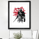 The Witcher sumi-e by Antonio Camarena on GIANT ART - white digital painting