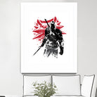 The Witcher sumi-e by Antonio Camarena on GIANT ART - white digital painting