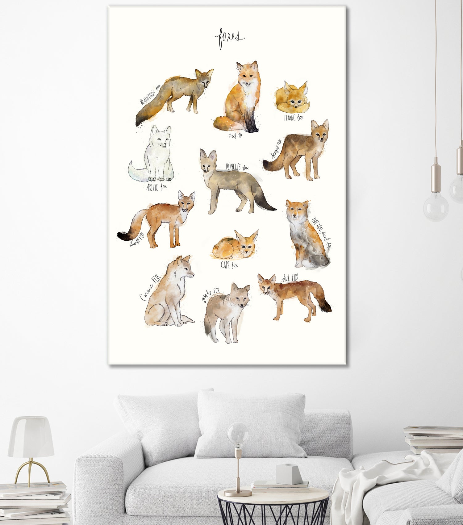 Foxes by Amy Hamilton on GIANT ART - brown mixed media