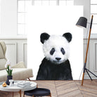 Little Panda by Amy Hamilton on GIANT ART - white digital painting