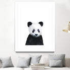 Little Panda by Amy Hamilton on GIANT ART - white digital painting