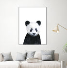 Little Panda by Amy Hamilton on GIANT ART - white digital painting