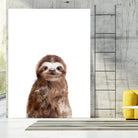 Little Sloth by Amy Hamilton on GIANT ART - brown digital painting