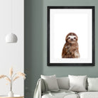 Little Sloth by Amy Hamilton on GIANT ART - brown digital painting