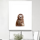 Little Sloth by Amy Hamilton on GIANT ART - brown digital painting