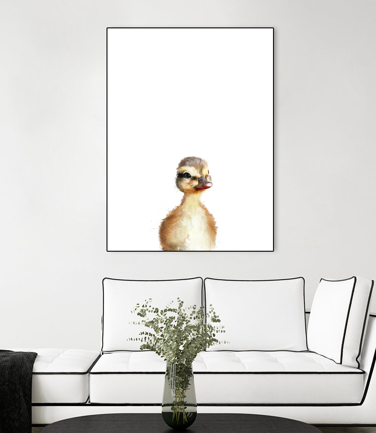 Little Duck by Amy Hamilton on GIANT ART - yellow digital painting