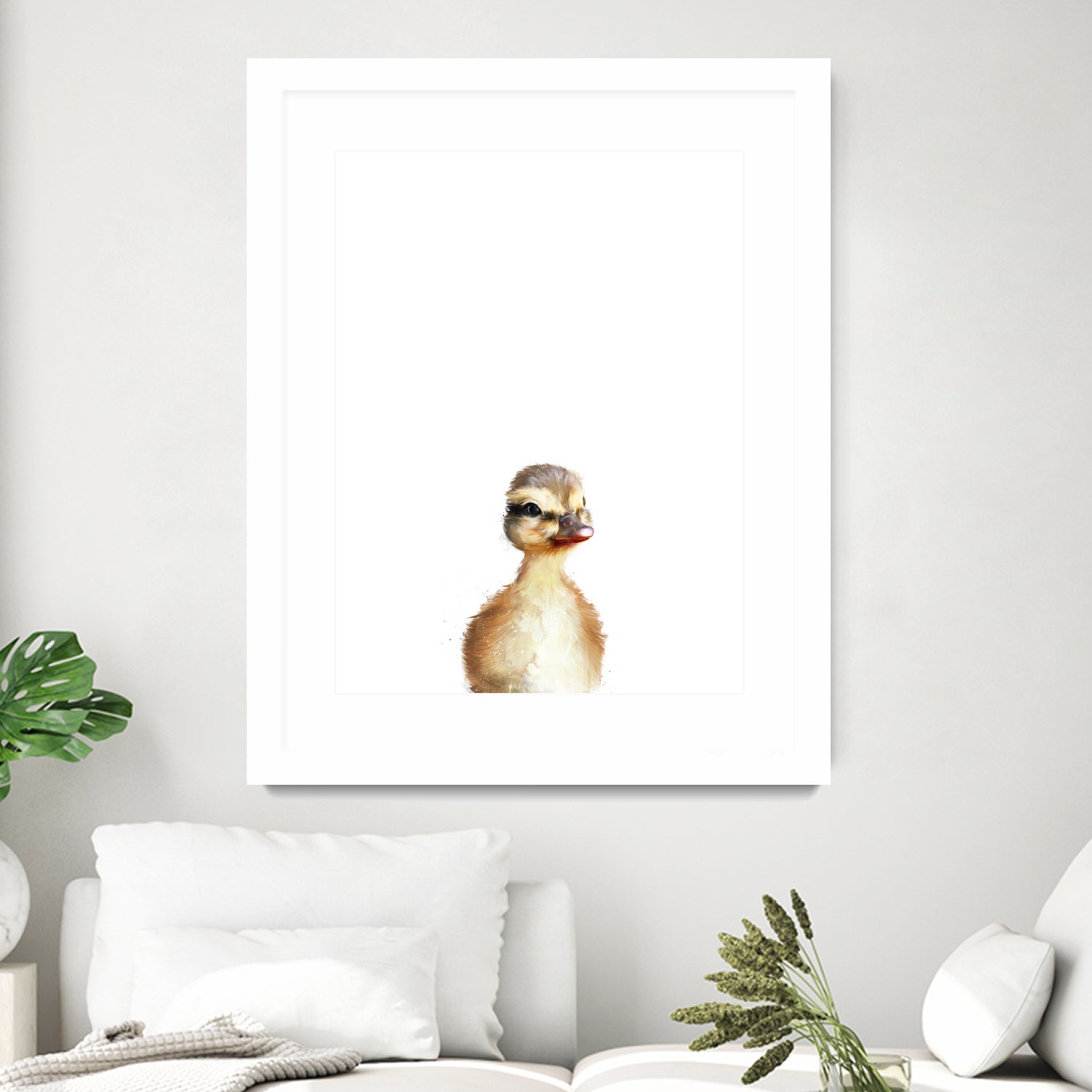 Little Duck by Amy Hamilton on GIANT ART - yellow digital painting