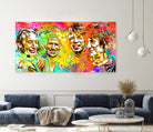 The Rolling Stones by Daniel Janda on GIANT ART - yellow digital painting