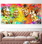 The Rolling Stones by Daniel Janda on GIANT ART - yellow digital painting