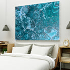 Serenity Sea by L. Renee Jones on GIANT ART - blue mixed media