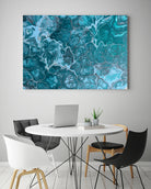 Serenity Sea by L. Renee Jones on GIANT ART - blue mixed media