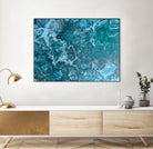 Serenity Sea by L. Renee Jones on GIANT ART - blue mixed media