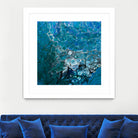 Ocean's Flow by L. Renee Jones on GIANT ART - blue mixed media