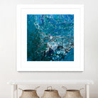 Ocean's Flow by L. Renee Jones on GIANT ART - blue mixed media